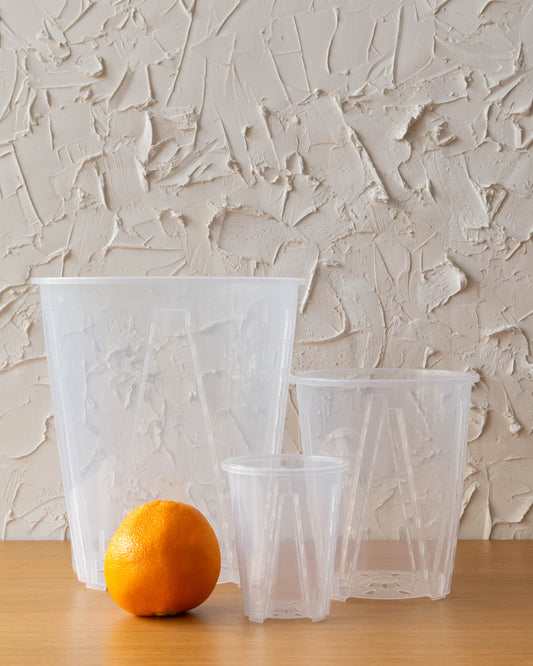 Clear pots for LECA and Semi Hydro